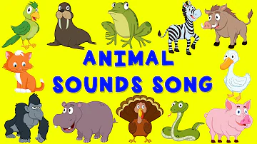 Animal Sounds Song | English nursery rhyme | Baby Song for children