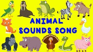 Animal Sounds Song | English nursery rhyme | Baby Song for children -  YouTube
