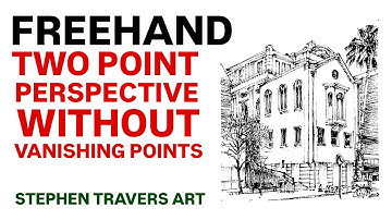 Two Point Perspective Demo Without Drawing Vanishing Points