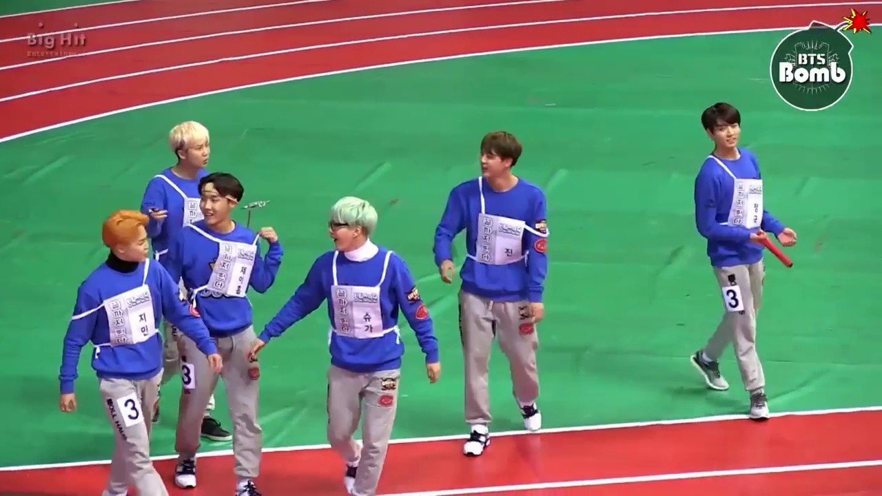 [BANGTAN BOMB] ‘BTS 400-meter relay race’ Compilation