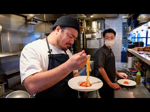 いちごと甘海老の冷製カッペリーニ