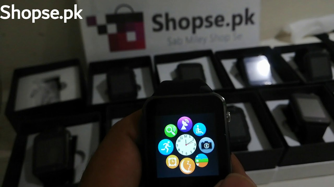Latest 2018 Gsm enable W08 Smart Watch unboxing by Shopse.pk In