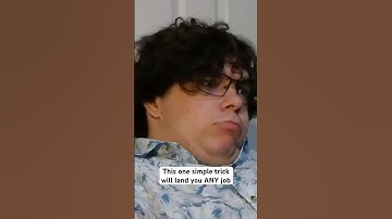 Now this is a man who knows how to be interviewed. Watch the full video to become an interview wiz!