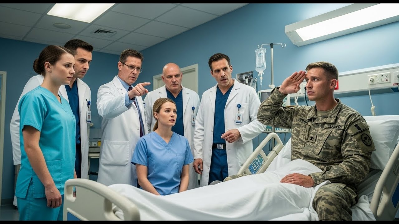 Humilharam a enfermeira no leito do herói, mas tremeram quando ele a chamou de Major.