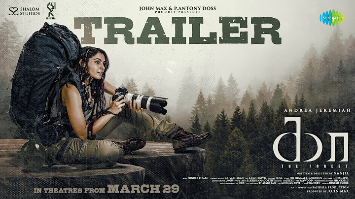 Kaa - The Forest | Official Release Trailer | Andrea Jeremiah | Salim Ghouse | Marimuthu | Nanjil