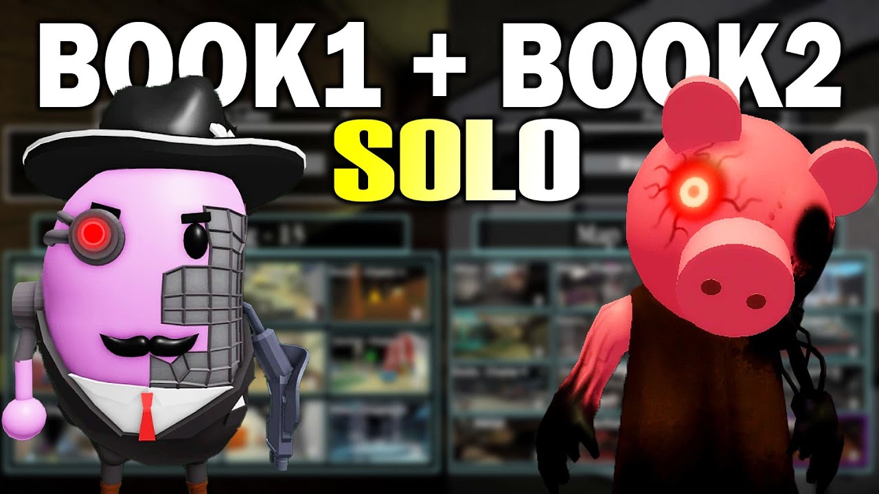 How To Escape Book1 and Book2 ( All Chapters ) in Roblox Piggy