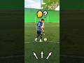 【Which way】Can you guess which way I go?⚽️😁どっちに行くか分からない様にプレーしよう！🤙#shorts