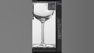 How to Create A Glass (Blender Tutorial - 3D Modeling) #blender #b3d #3dmodeling #tutorial #shorts