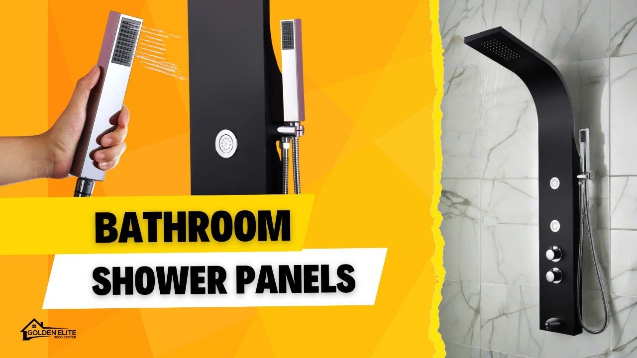 Transform Your Bathroom with These Stunning Shower Panels | Golden Elite Deco