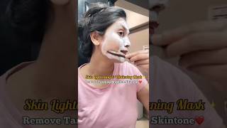 Skin Lightening &amp; Brightening FaceMask#glowingskin#skincare#koreanskincare ...✨💗