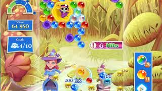Bubble Witch 2 Saga Level 2245 with no booster & 1 bubble left