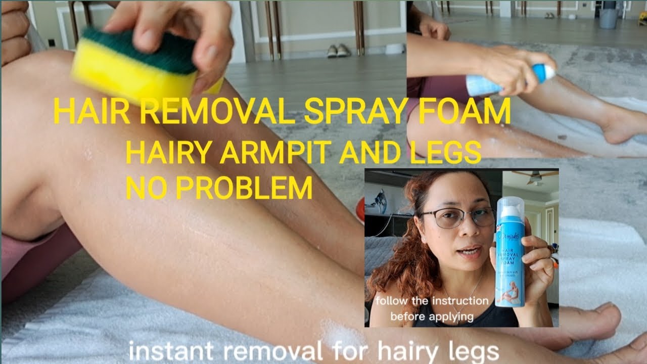 Quick And Easy Hair Removal ( spray foam by Dimples )
