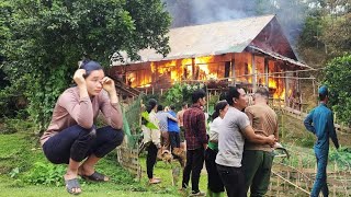 Terrible house fire_ Single mother, 17 years old. Harvest melons