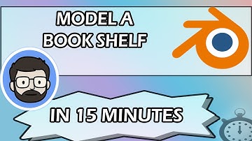 3D Model a Bookshelf in Blender   How to