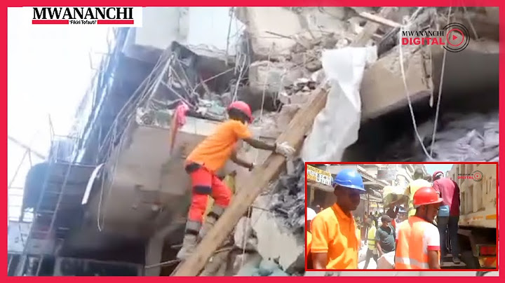 SIKU YA SABA KARIAKOO AJALI YA  GHOROFA , MIZIGO IKIPAKIWA KWENYE MAGARI