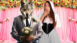 SCAPPA DAL MATRIMONIO CON IL LUPO CATTIVO!!*CAPPUCCETTO ROSSO E IL LUPO MANNARO CHALLENGE *