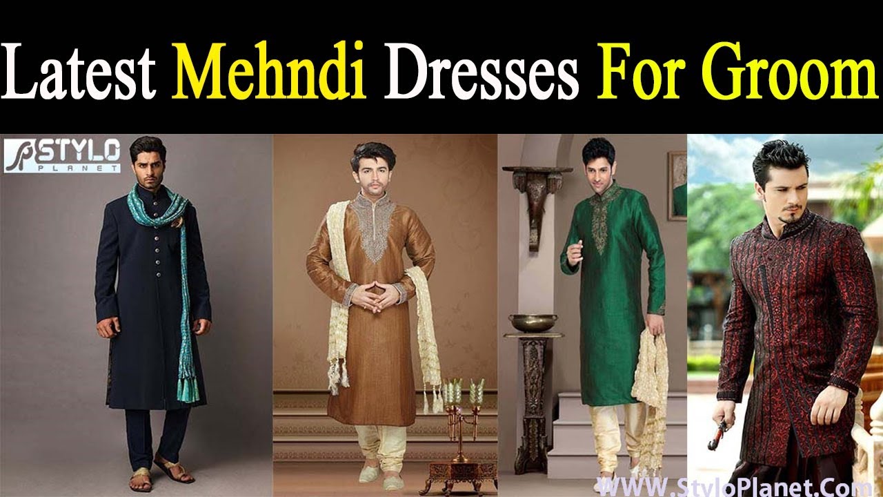 mehndi dress for groom