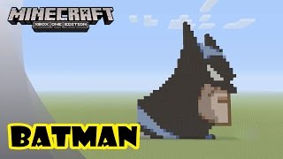 pixel art minecraft batman