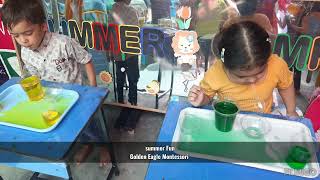 summer camp fun water  game Golden Eagle Summer Camp