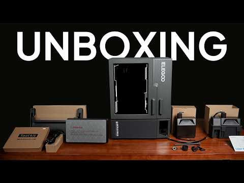 Unboxing the ELEGOO Resin Printer Jupiter 2 | First Look