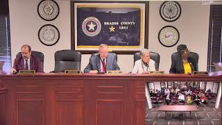 Brazos County Commissioners Court 09-24-19