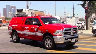 LAFD Battalion 706 Responding