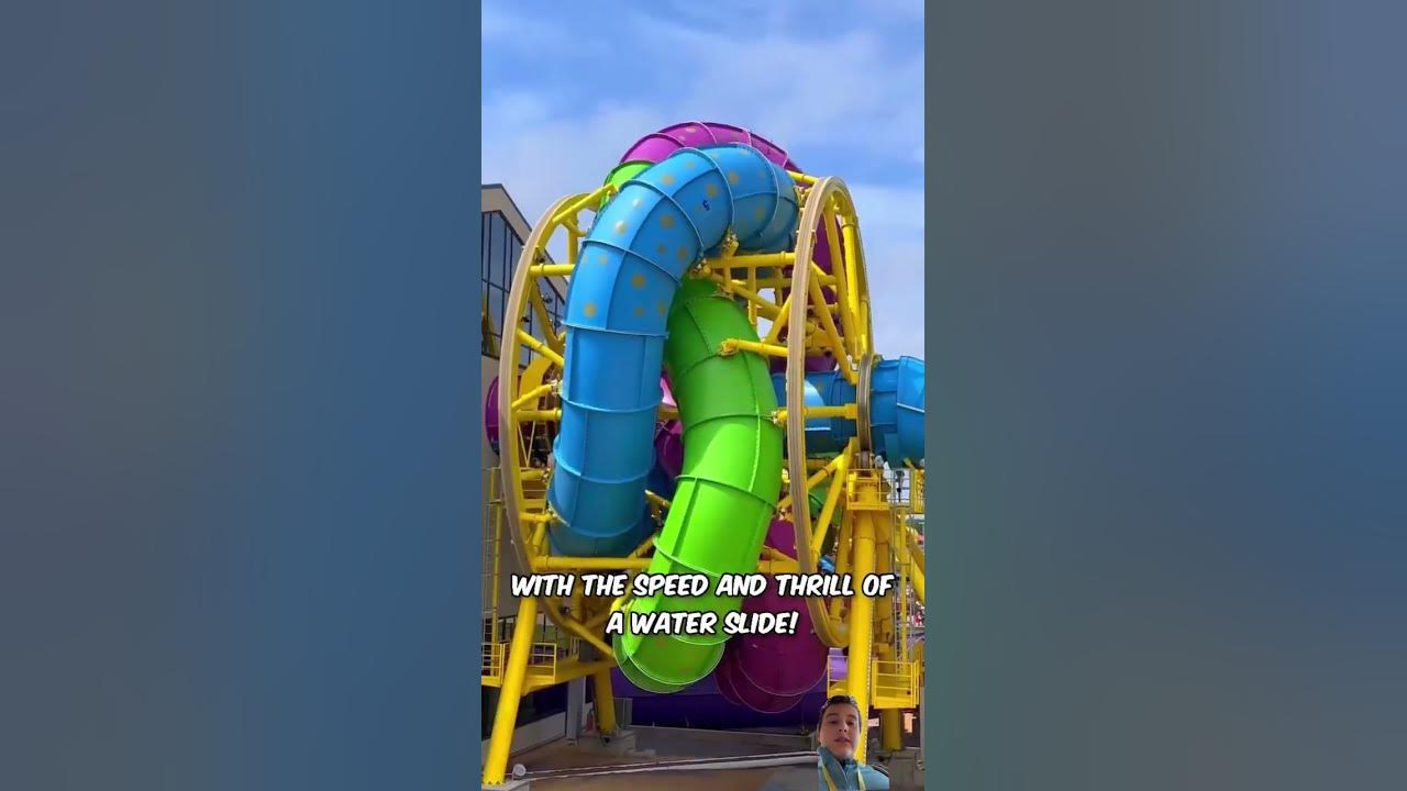 Americas FIRST Rotating Water Slide!!