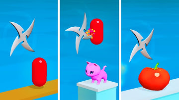 Dont Slice The Cats 🔪⚔️🪓 Very Satisfying And Relaxing ASMR Slicing Game Perfect!