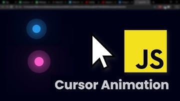 How To Make Cursor Animation using CSS & JavaScript Step By Step - JS Animation