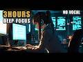 3 Hours No Distractions Programming Music – Deep Work Ambient