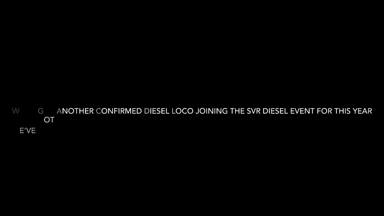 The heavy haul rail class 59 joins the SVR diesel gala event lineup for this year 