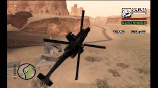 GTA San Andreas - Flying School #07 - Destroy Targets (Gold)