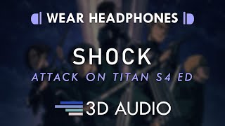 Attack on Titan Final Season ED Full – Shock (3D AUDIO 🎧) | Yuko Ando