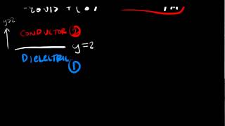 ELE401 - Boundary conditions problem: conductor to dielectric