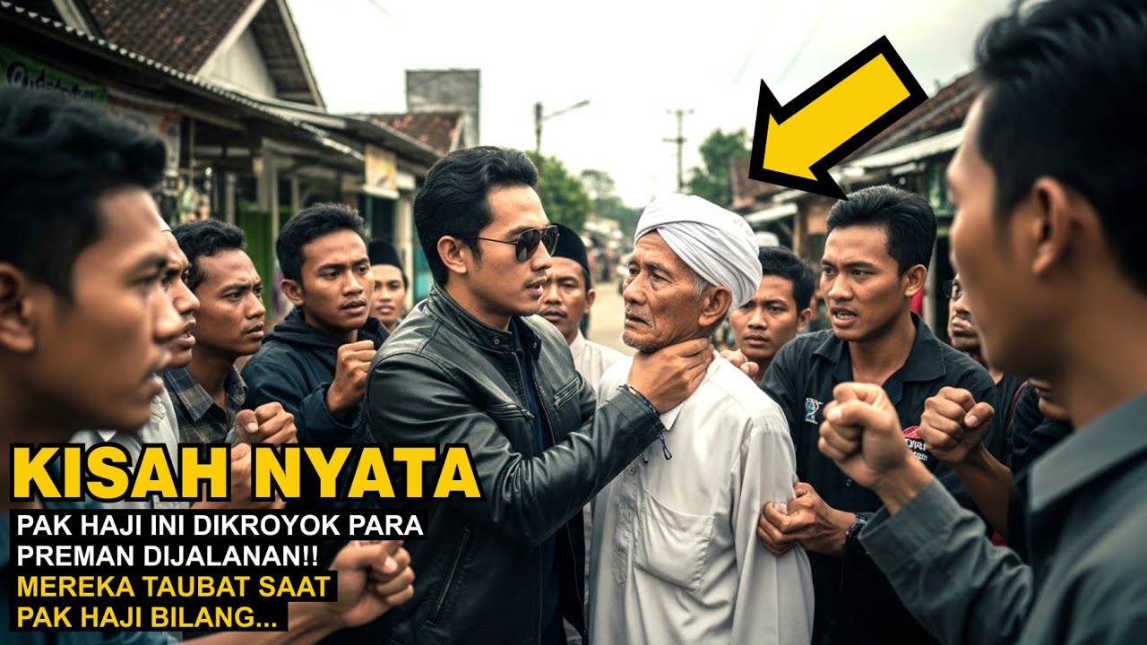 Heboh‼️ Pak Haji Dikeroyok Preman, Tapi Satu Kalimat Ini Membuat Mereka Taubat Seketika...