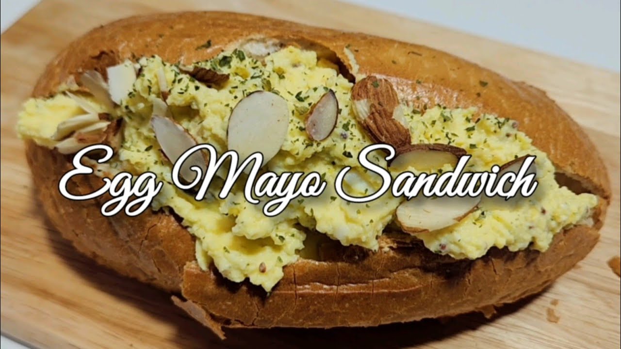 초간단 에그마요샌드위치 레시피 Ultra-Simple Egg Mayo Sandwich Recipe - YouTube