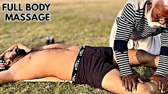 ASMR FULL BODY MASSAGE FOR MEN RELAXATION | FOOT MASSAGE ASMR | BACK MASSAGE FOR PAIN RELIEF | ASMR