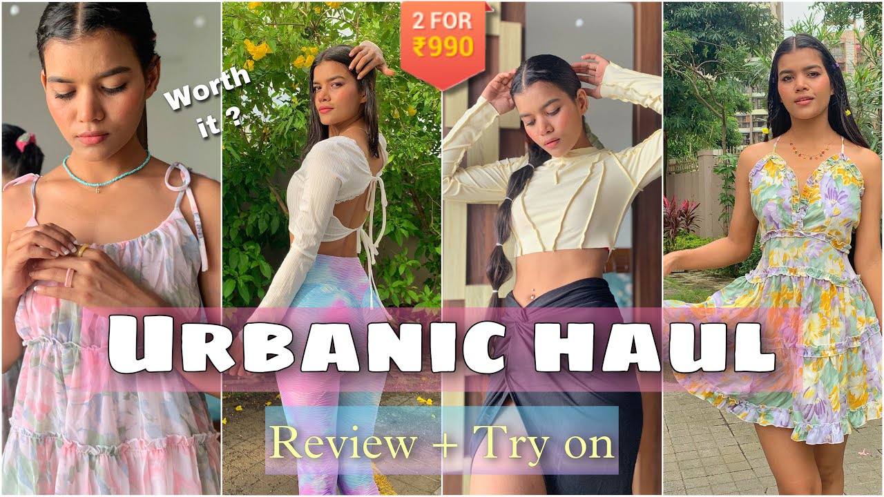 URBANIC Try-on haul India, Try-on Clothing and Jewellery Haul