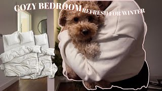 VLOGMAS IKEA Duvet Cover Review How I m Prepping Our Bedroom for Winter