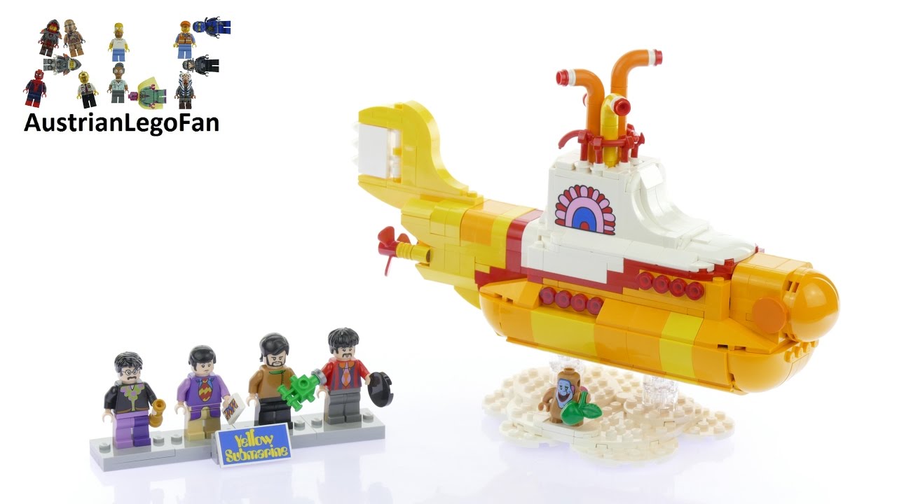 Lego Ideas 21306 The Beatles Yellow Submarine Speed Build