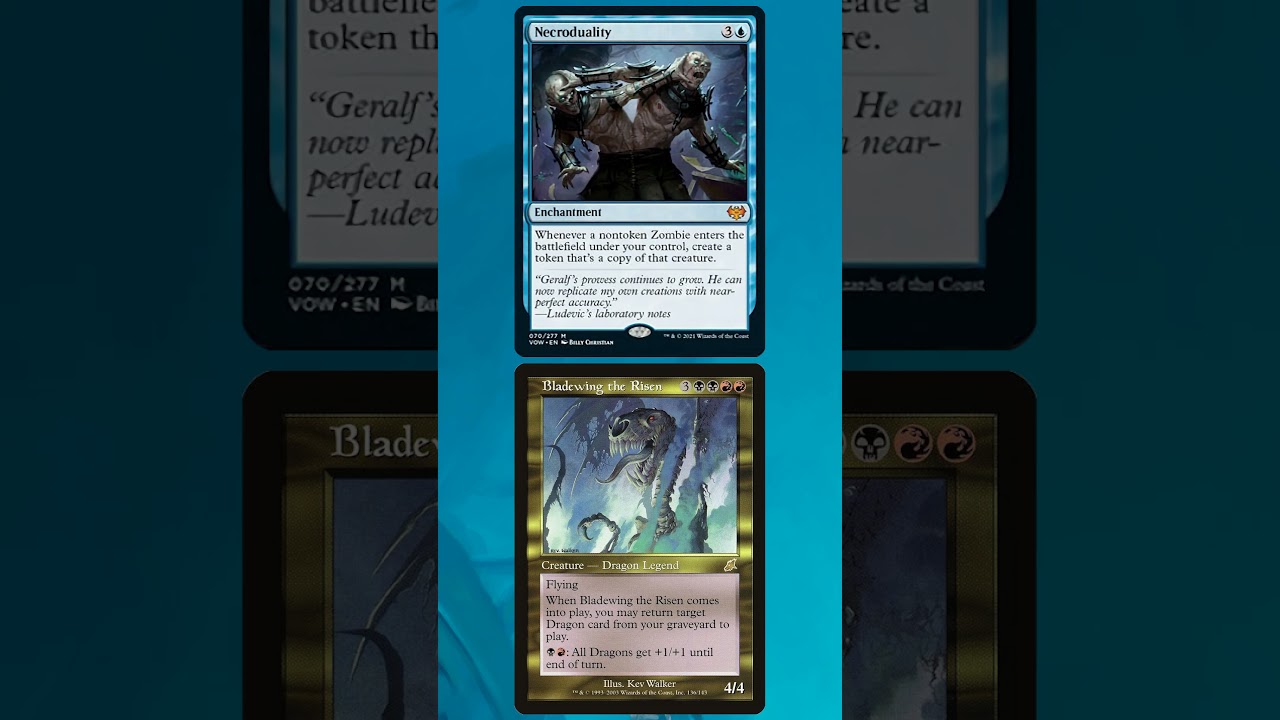 Infinite Dragon Zombie Reanimation Combo w/ Necroduality | MTG Historic &  Commander #Shorts - YouTube
