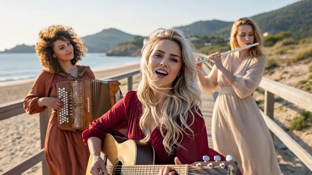 Mediterranean Bloom | Cinematic Flamenco Guitar, Sax, Accordion & Flute