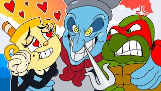 CUPHEAD vs TORTUGAS NINJA – LA PELÍCULA (Español Animación 3D Delicious Last Course DLC TMNT)