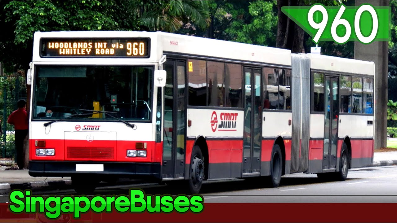 [SMRT Buses] TIB877U @ 960 | Mercedes-Benz O405G (MK1) - Hispano (ZF ...