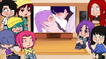 KPop Demon Hunters React To Themselves / TikToks + Memes / Huntrix & Saja Boys / Gacha React #47