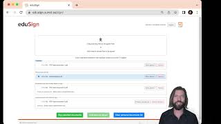 How to login to eduSign