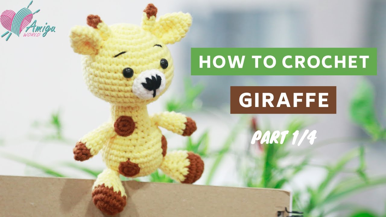 #237 | Giraffe Amigurumi Free Pattern (1/4) | How To Crochet Amigurumi Animal | AmiguWorld