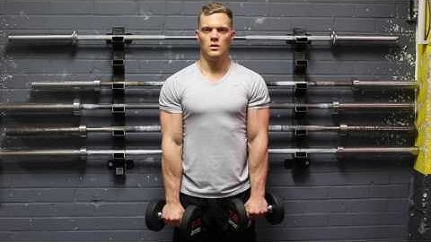 Standing Dumbbell Reverse Curls