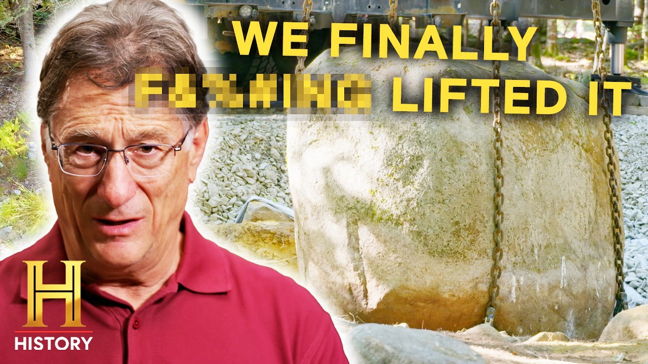 Moving the 40,000-Pound Mystery (Season 13) | The Curse of Oak Island