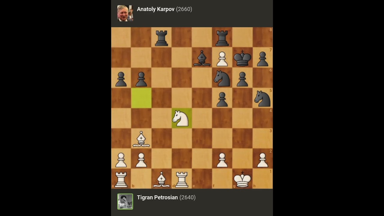Tigran Petrosian vs Anatoly Karpov || URS Championship • Moscow - Russia (1973)